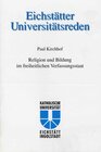 Buchcover Eichstätter Universitätsreden Band 112 - Paul Kirchhof