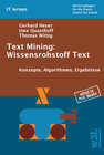 Buchcover Text Mining: Wissensrohstoff Text