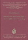 Buchcover Das Recht auf Leben in der Medizin