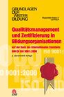 Buchcover Qualitätsmanagement und Zertifizierung in Bildungsorganisationen