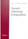 Buchcover Versuch einer Anleitung zu Composition