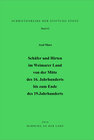 Buchcover Schäfer und Hirten im Weimarer Land von der Mitte des 16. Jahrhunderts bis zum Ende des 19. Jahrhunderts