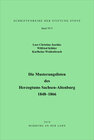 Buchcover Die Musterungslisten des Herzogtums Sachsen-Altenburg