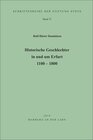 Buchcover Historische Geschlechter in und um Erfurt 1100 - 1800