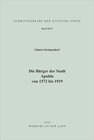 Buchcover Die Bürger der Stadt Apolda von 1572 bis 1919