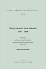 Buchcover Bürgerbuch der Stadt Arnstadt 1797 – 1850