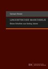 Buchcover Linguistisches Mancherlei