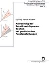 Buchcover Anwendung der Total-Least-Squares-Technik bei geodätischen Problemstellungen