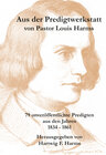 Buchcover Aus der Predigtwerkstatt von Pastor Louis Harms