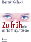 Buchcover Zu früh