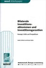 Buchcover Bilaterale Investitionsabkommen und Investitionsgarantien