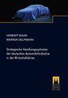 Buchcover Strategische Handlungsoptionen der deutschen Automobilindustrie in der Wirtschaftskrise