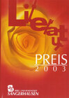 Buchcover Literaturpreis 2003