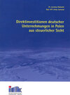Buchcover Direktinvestitionen deutscher Unternehmungen in Polen aus steuerlicher Sicht