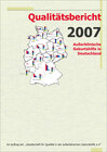 Buchcover Qualitätsbericht 2007