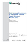 Buchcover Static Accuracy Enhancement of Redundantly Actuated Parallel Kinematic Machine Tools