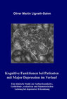 Buchcover Kognitive Funktionen bei Patienten mit Major Depression im Verlauf