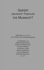 Buchcover Gehört "deutsche" Popmusik ins Museum