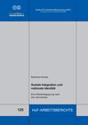 Buchcover Soziale Integration und nationale Identität