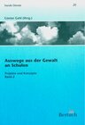 Buchcover Auswege aus der Gewalt an Schulen