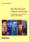 Buchcover Tue Recht und scheue niemand