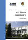 Buchcover Das Institut für Strömungsmechanik der TU Braunschweig