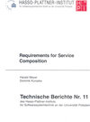 Buchcover Requirements for service composition