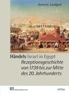 Buchcover Händels "Israel in Egypt"