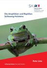 Buchcover Rote Liste Die Amphibien und Reptilien Schleswig-Holsteins