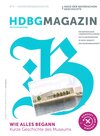 Buchcover HDBG Magazin N°3 - Museumsgeschichte