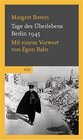 Buchcover Tage des Überlebens