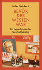 Buchcover Bevor der Westen war