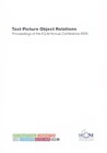 Buchcover Text Picture Object Relations