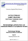 Buchcover Demokratiefragen, politische Kultur und intellektuelle Reflexion im europäischen Horizont