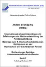 Buchcover Internationale Zusammenhänge und Erfahrungen der Weiterentwicklung der Polizeiausbildung