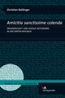 Buchcover Amicitia sanctissime colenda. Freundschaft und soziale Netzwerke in der Späten Republik