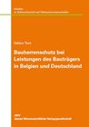 Buchcover Bauherrenschutz bei Leistungen des Bauträgers in Belgien und Deutschland