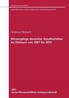 Buchcover Börsengänge deutscher Gesellschaften im Zeitraum von 2007 bis 2014