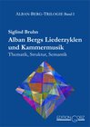 Buchcover Alban Bergs Liederzyklen und Kammermusik