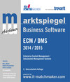 Buchcover Marktspiegel Business Software: ECM / DMS 2014 / 2015