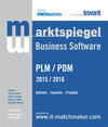 Buchcover Marktspiegel Business Software PLM/PDM 2015/2016