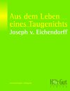 Buchcover Aus dem Leben eines Taugenichts