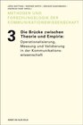 Buchcover Die Brücke zwischen Theorie und Empirie: Operationalisierung, Messung und Validierung in der Kommunikationswissenschaft