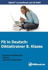 Buchcover Fit in Deutsch: Diktattrainer 8. Klasse (Windows 10 / 8 / 7 / Vista / XP)