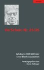 Buchcover VorSchein Nr. 25/26. Jahrbuch 2004/2005 der Ernst-Bloch-Assoziation