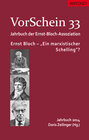 Buchcover VorSchein 33 Jahrbuch 2014 der Ernst-Bloch-Assoziation