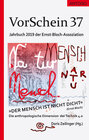 Buchcover VorSchein 37 Jahrbuch 2019 der Ernst-Bloch-Assoziation