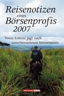 Buchcover Reisenotizen eines Börsenprofis 2007