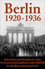 Buchcover Berlin 1920-1936