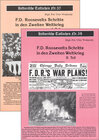 Buchcover F. D. Roosevelts Schritte in den Zweiten Weltkrieg